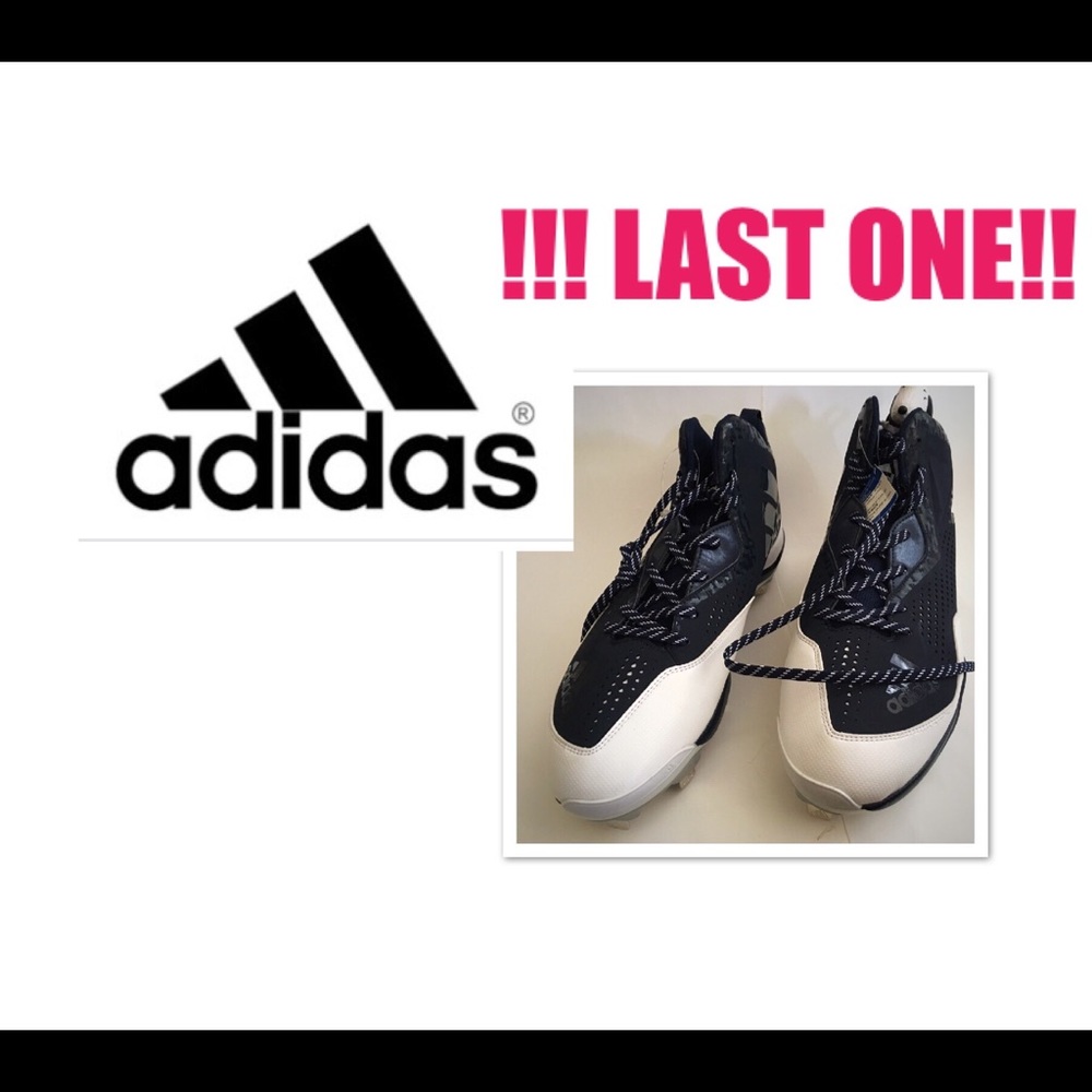 Adidas Blue Navy & White sz.16 LiteStrike cleats